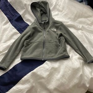 Boys gray 3T northface zip up